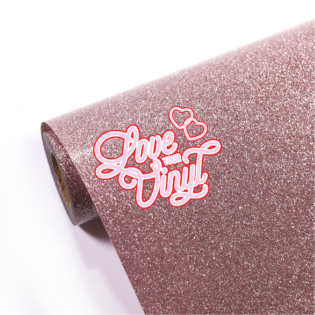 Light Rose Glitter Heat Transfer Vinyl