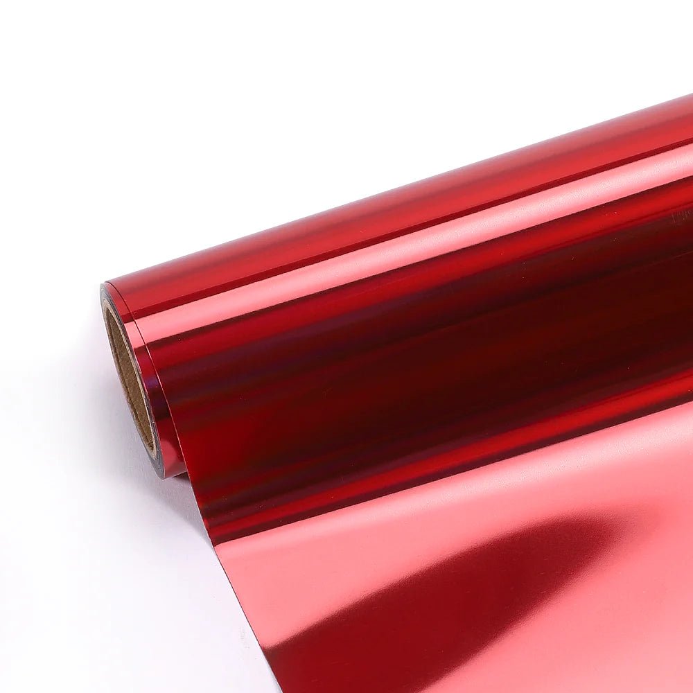 Ruby Red Holographic Mirror Chrome Heat Transfer Vinyl