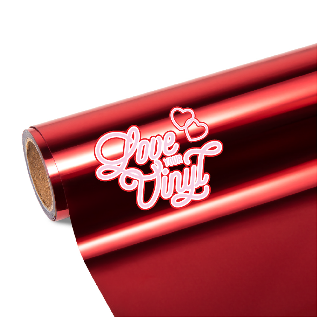 Ruby Red Mirror Chrome Heat Transfer Vinyl