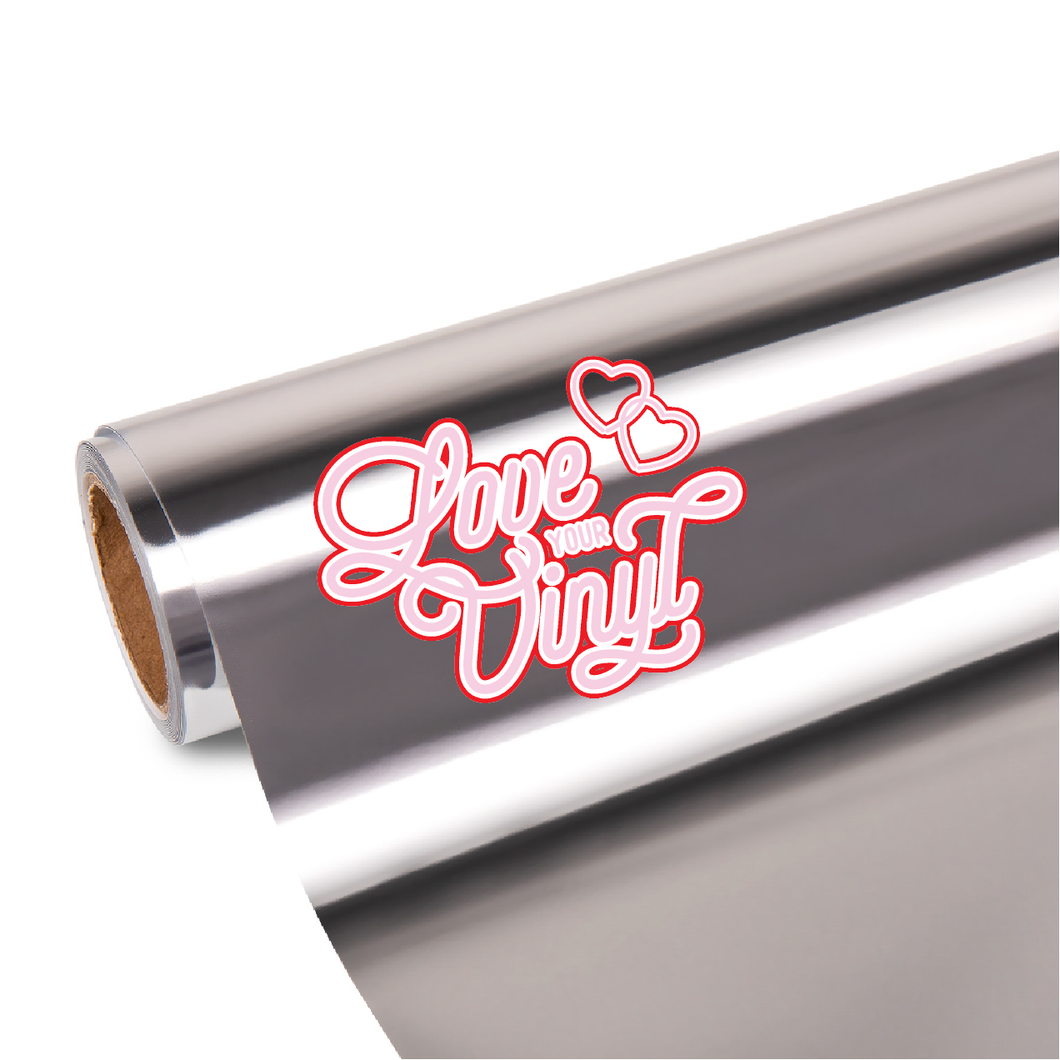 Silver Mirror Chrome Heat Transfer Vinyl