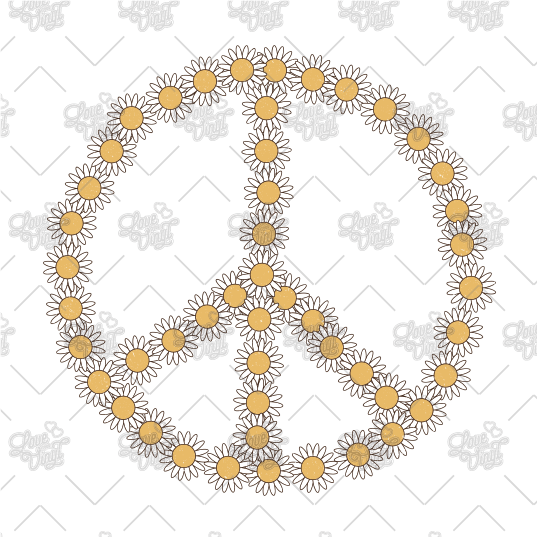 Daisy Peace Decal LYVD_103