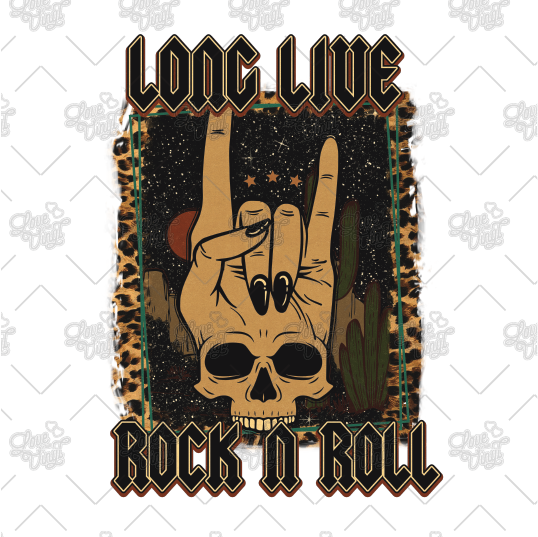 Rock N Roll Decal LYVD_114