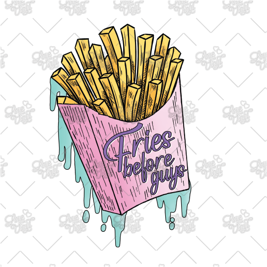 Fries Before Guys Decal LYVD_130