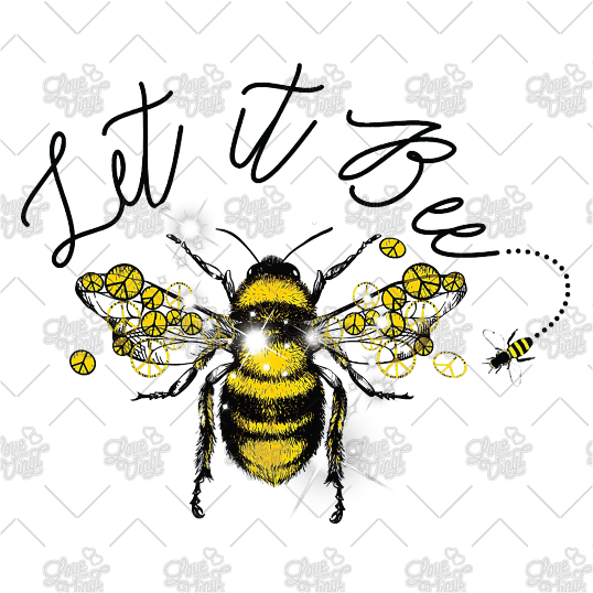 Let It Bee Decal LYVD_148
