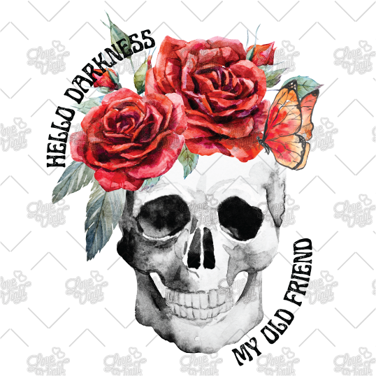 Hello Darkness My Old Friend Decal LYVD_150