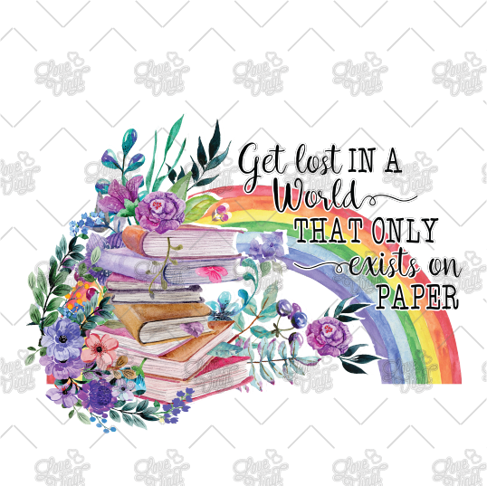 Rainbow Books Decal LYVD_155