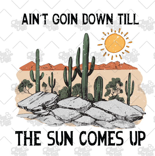 Cactus Ain't Goin' Down Decal LYVD_171