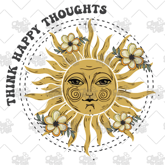 Think Happy Thoughts Decal LYVD_211