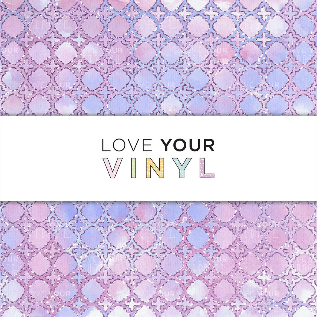 Purple Patterned Vinyl LYV_121