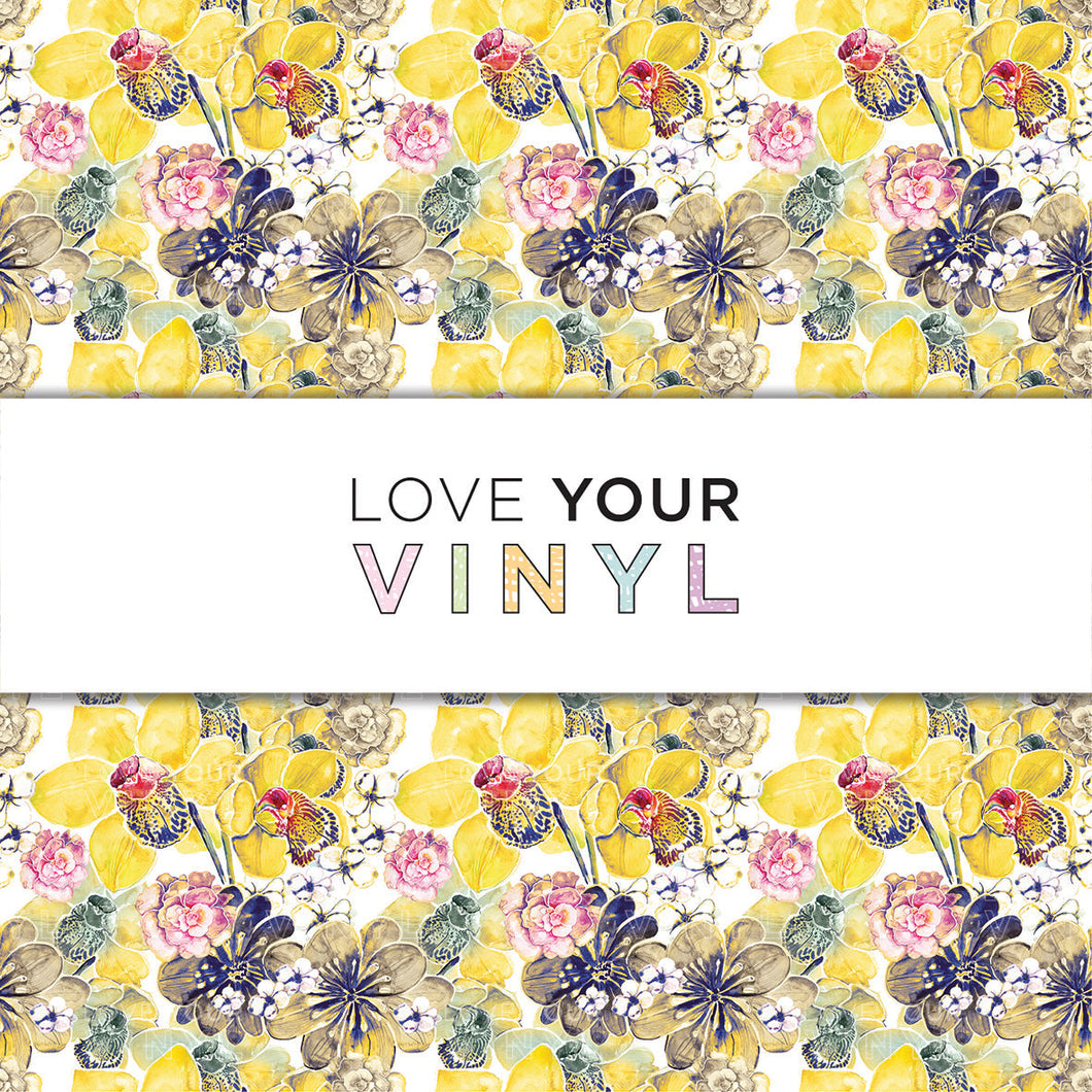 Floral Patterned Vinyl LYV_1509