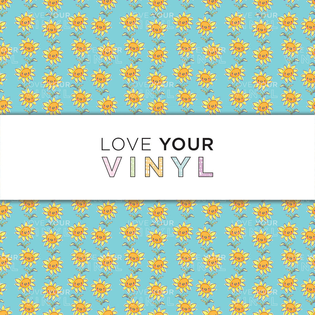 Sunflower Patterned Vinyl LYV_1519