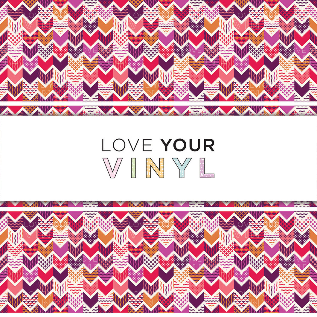 Chevron Patterned Vinyl LYV_1535