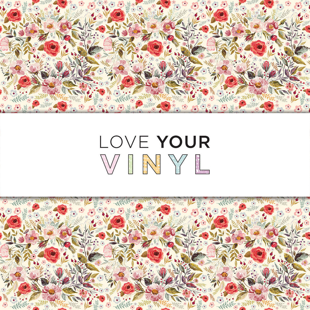 Floral Patterned Vinyl LYV_1536