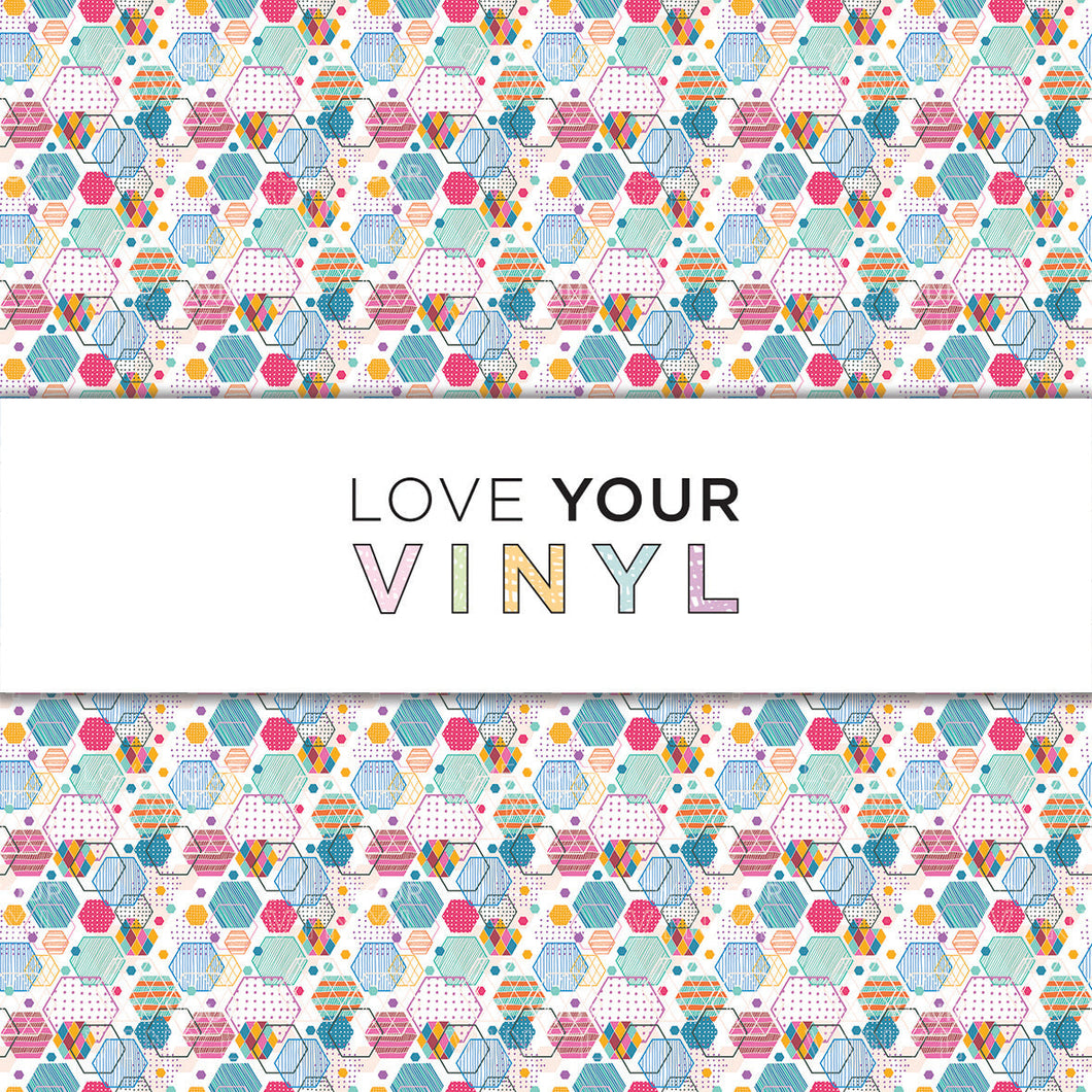 Hexagon Patterned Vinyl LYV_1537