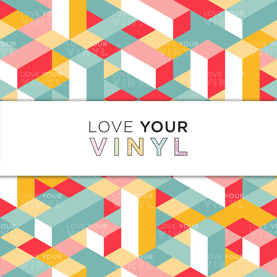 Abstract Geometric Patterned Vinyl LYV_1570