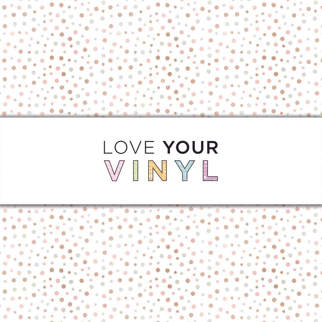 Neutral Spots Patterned Vinyl LYV_1607