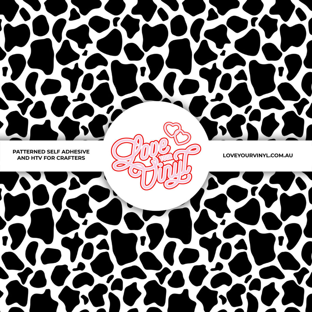 Cow Print Patterned Vinyl LYV_1614