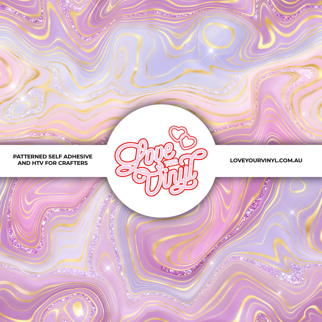 Pink Purple Shimmer Swirl Patterned Vinyl LYV_1669
