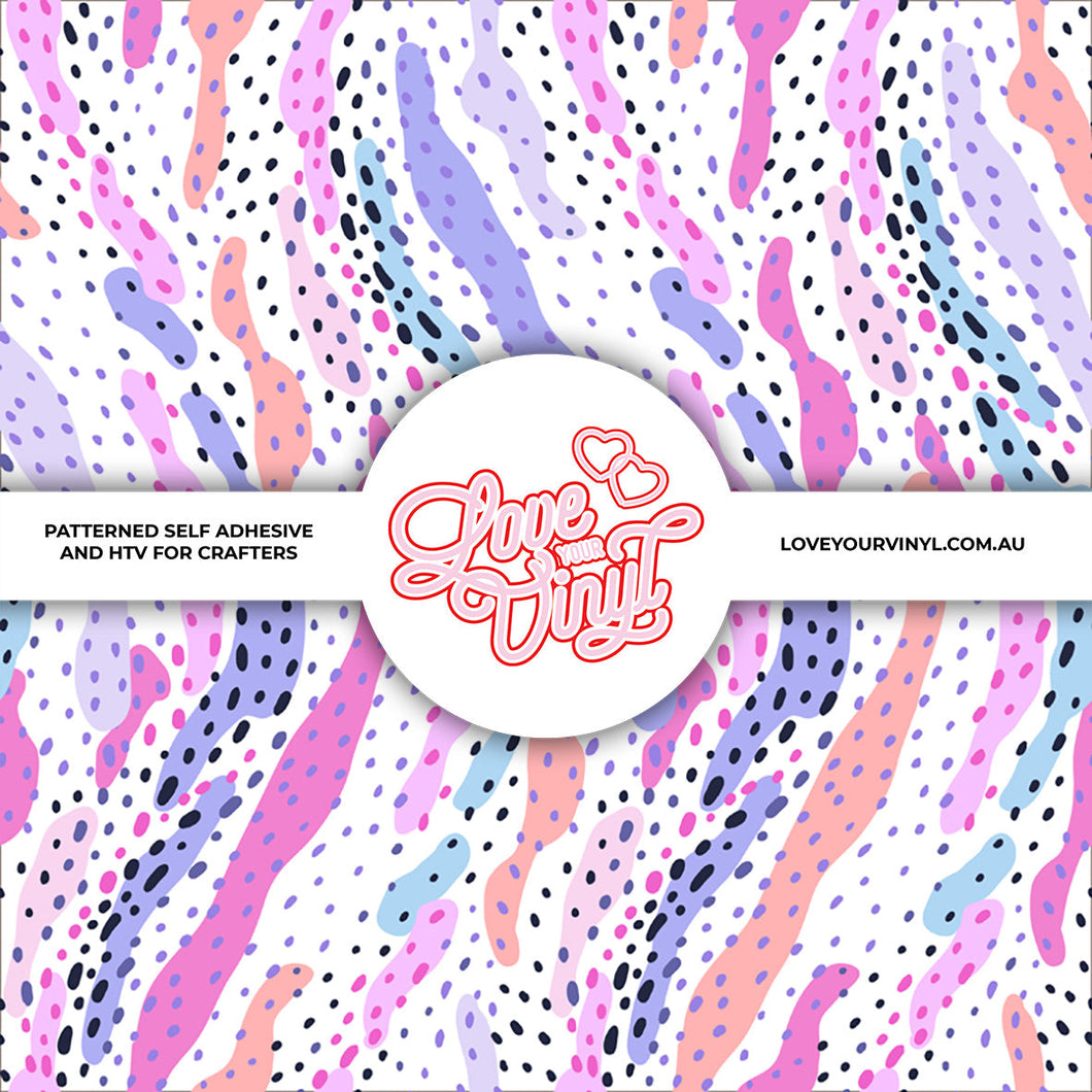 Abstract Pastel Patterned Vinyl LYV_1721