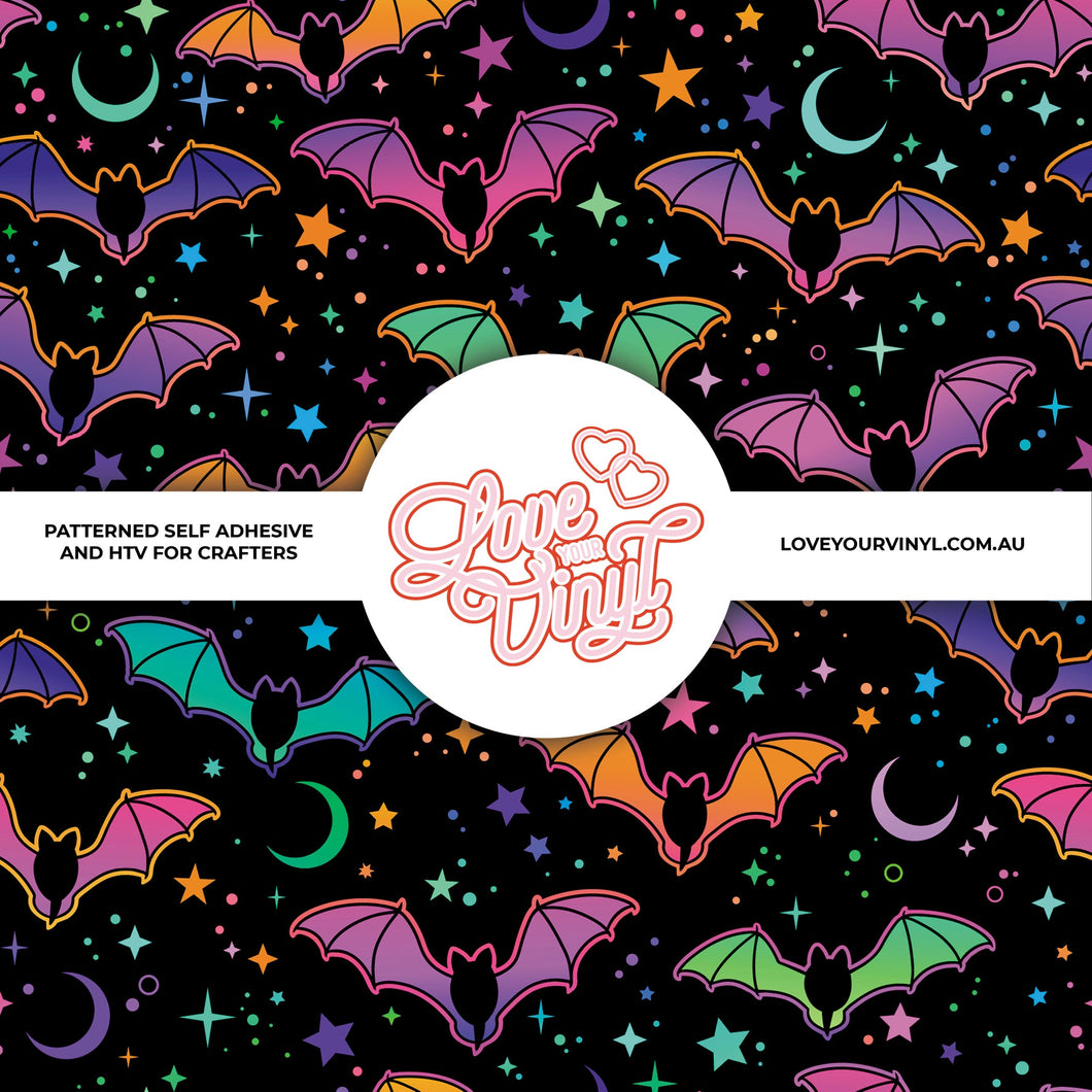 Halloween Bats Patterned Vinyl LYV_1899