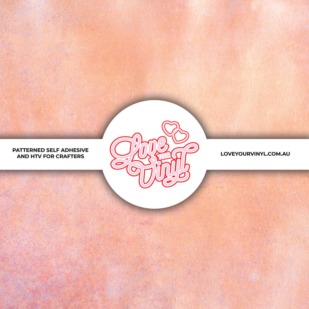 Peach Ombre Patterned Vinyl LYV_1929