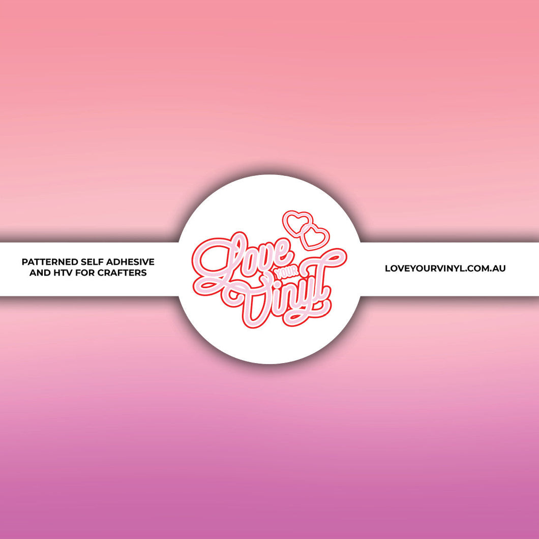 Pink Ombre Patterned Vinyl LYV_1938