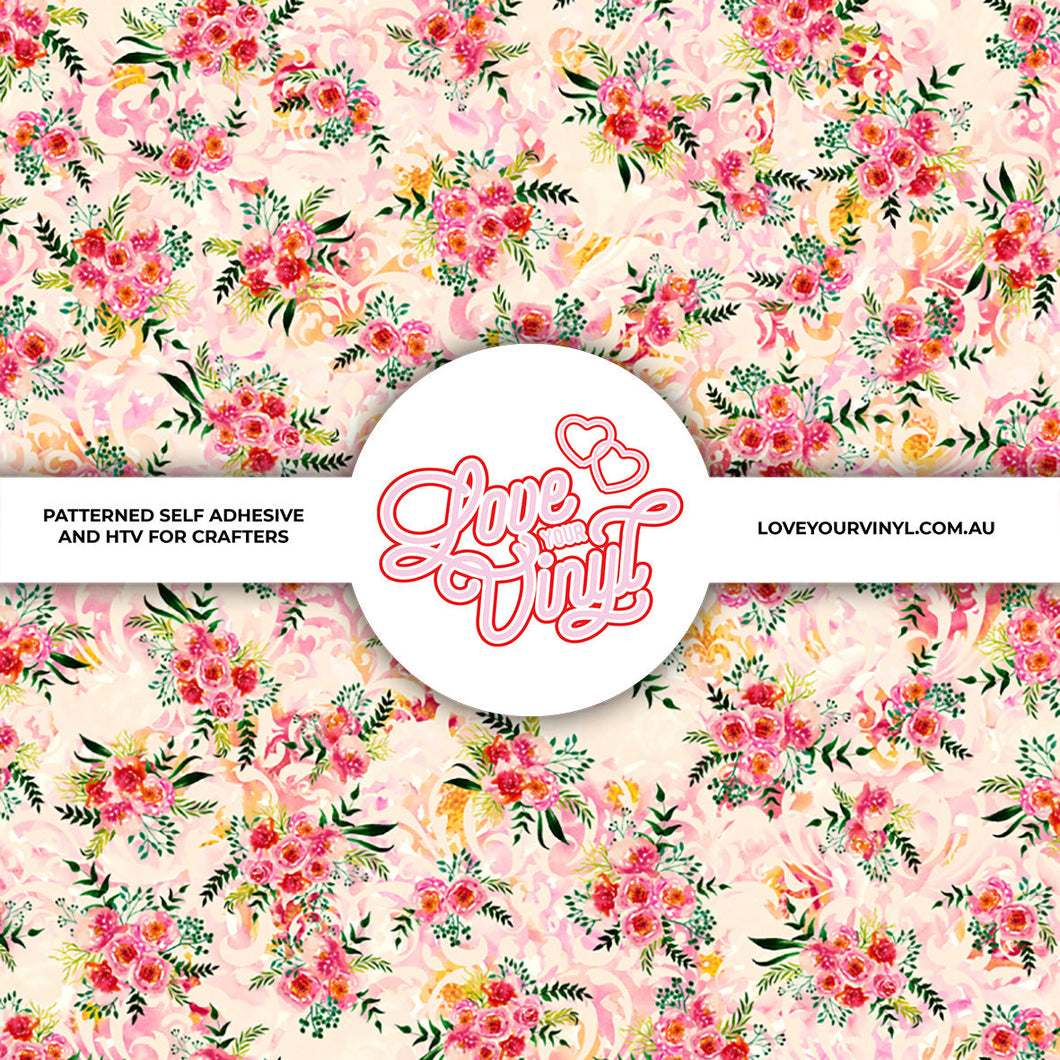 Floral Patterned Vinyl LYV_211