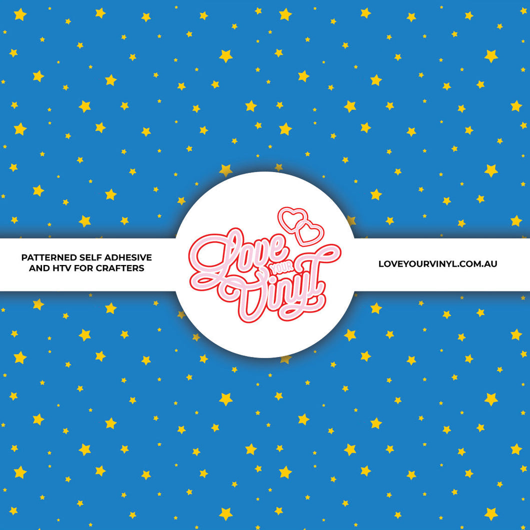 Cowboys and Space Toy Stars Patterned Vinyl LYV_2152