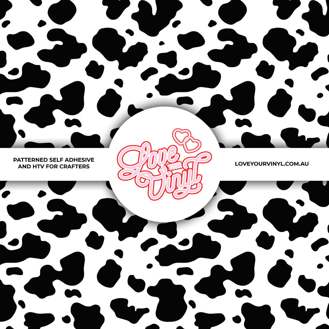 Cowboys and Space Toy Cow print Patterned Vinyl LYV_2159