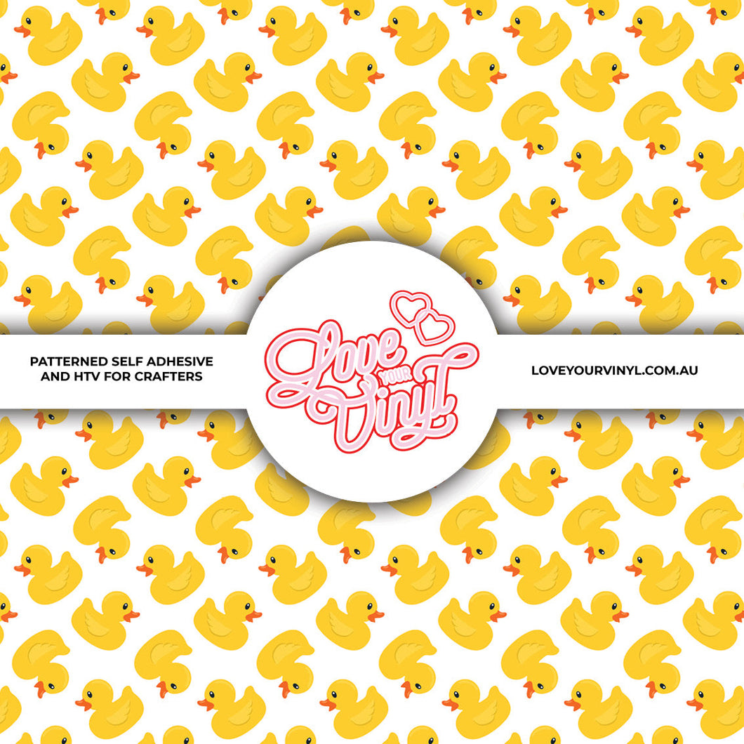 Rubber Duckies Patterned Vinyl LYV_2167