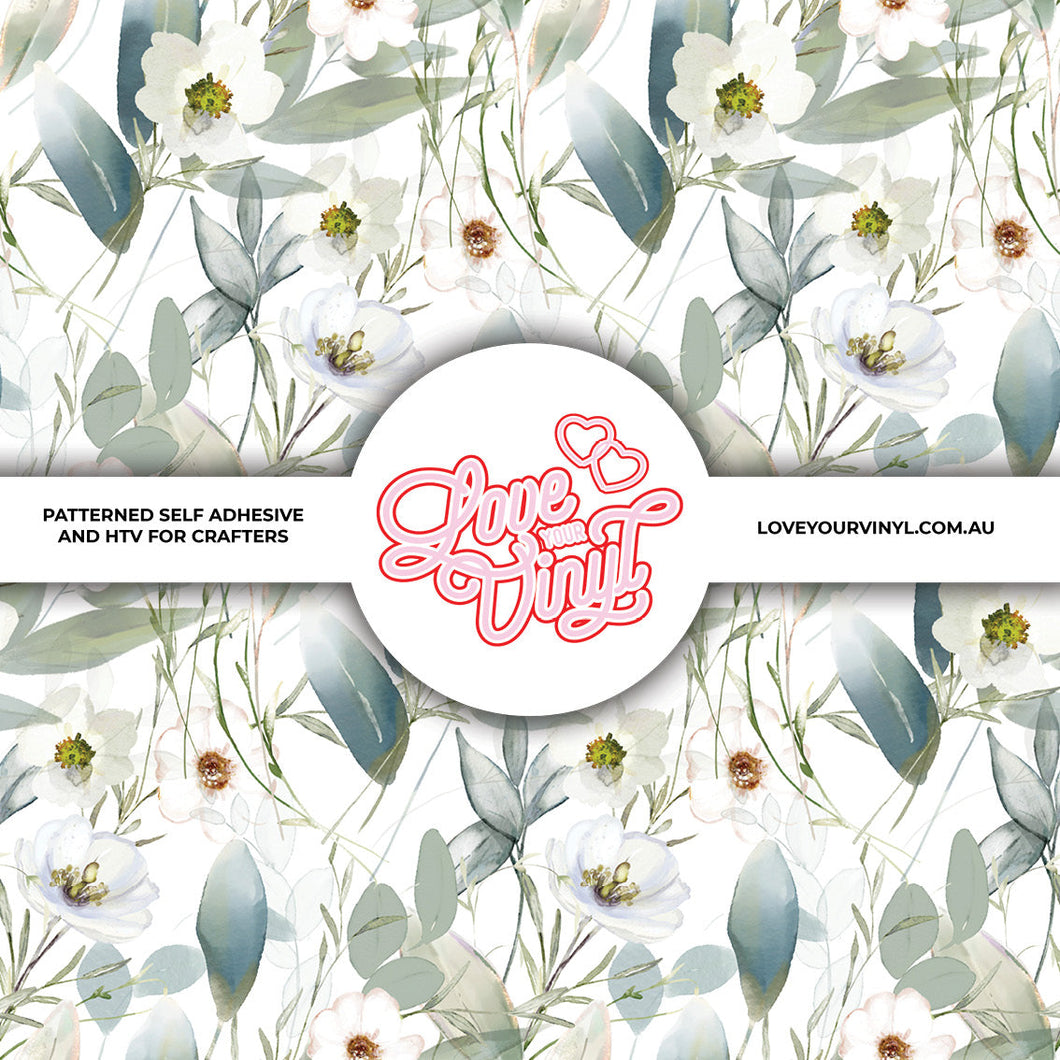 Floral Patterned Vinyl LYV_2258