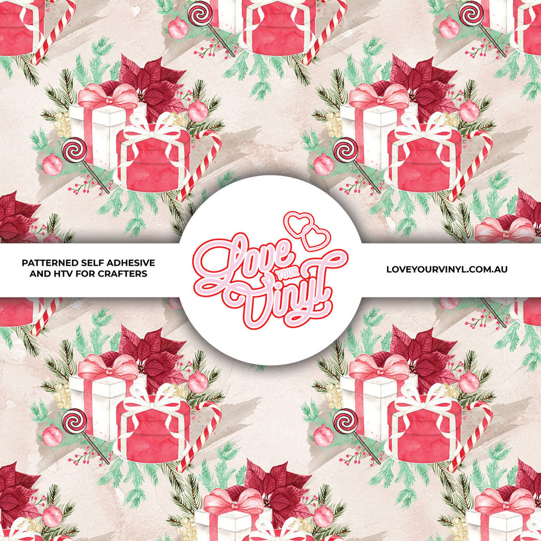 Christmas Presents Patterned Vinyl LYV_2322