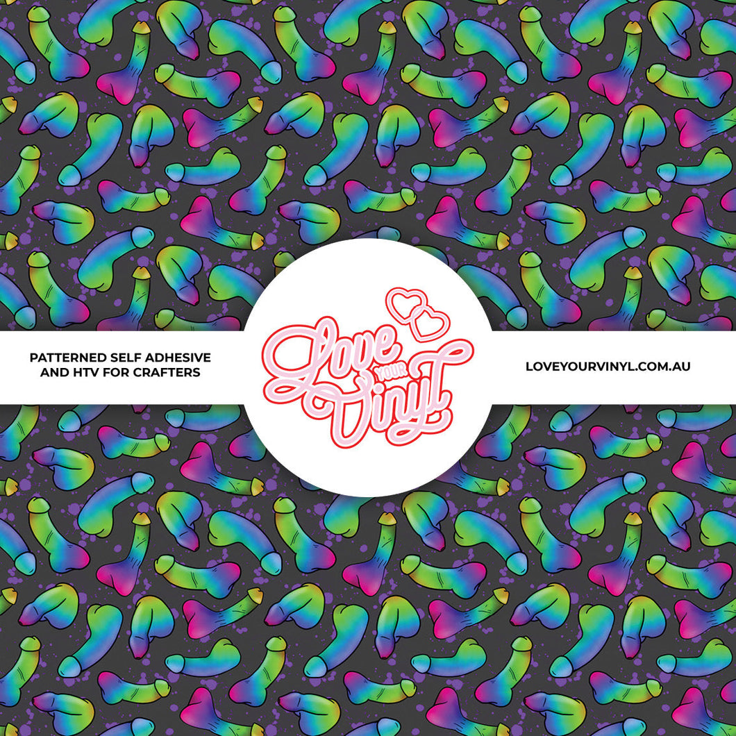 NSFW - Psychedelic PeensPatterned Vinyl LYV_2363