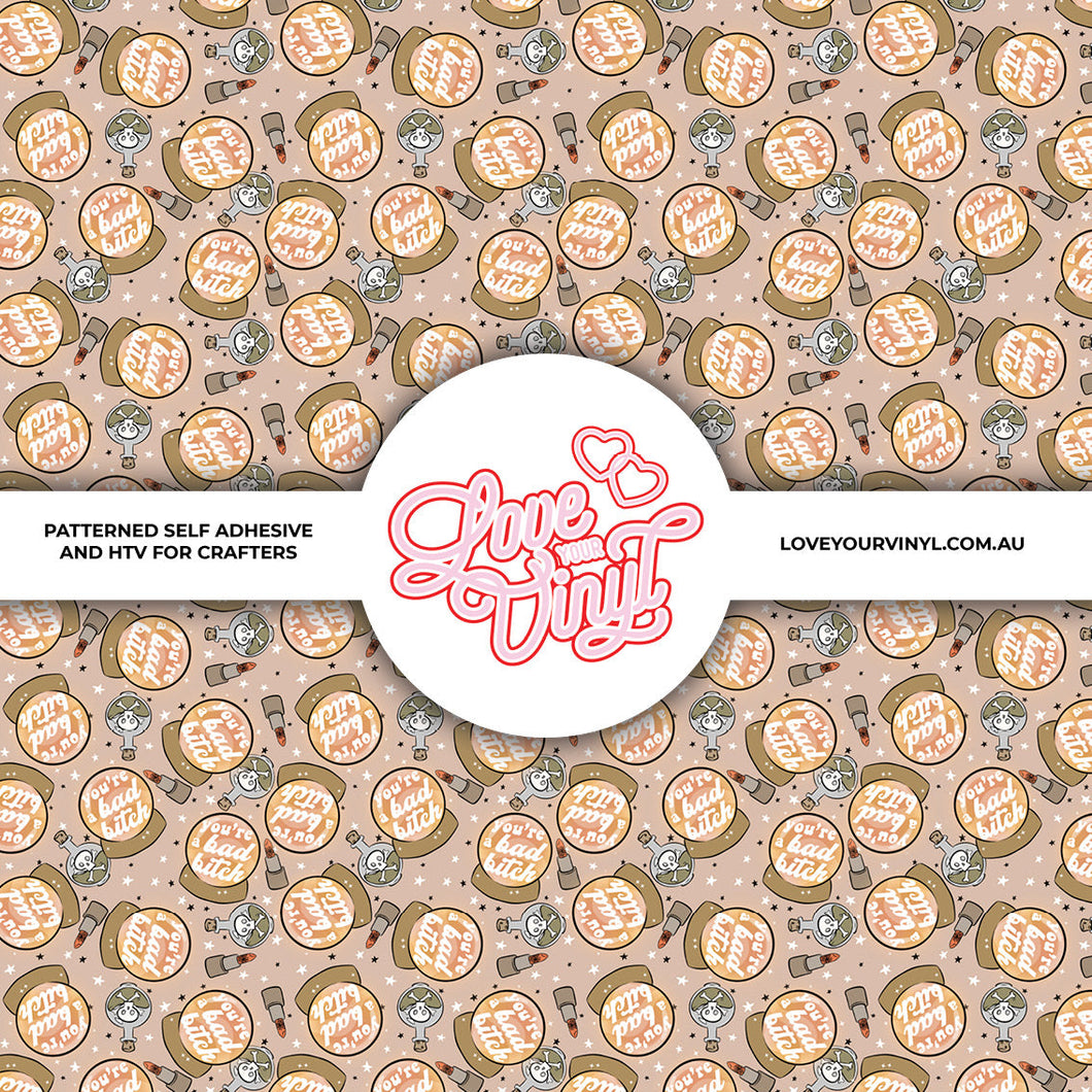 NSFW - Bad Bitch Patterned Vinyl LYV_2373