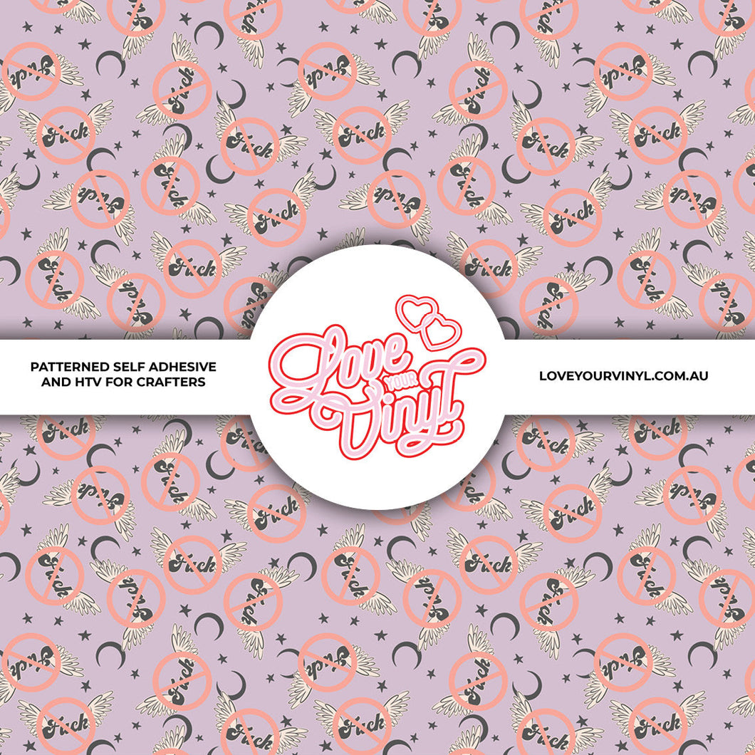 NSFW - F** OFF Patterned Vinyl LYV_2386