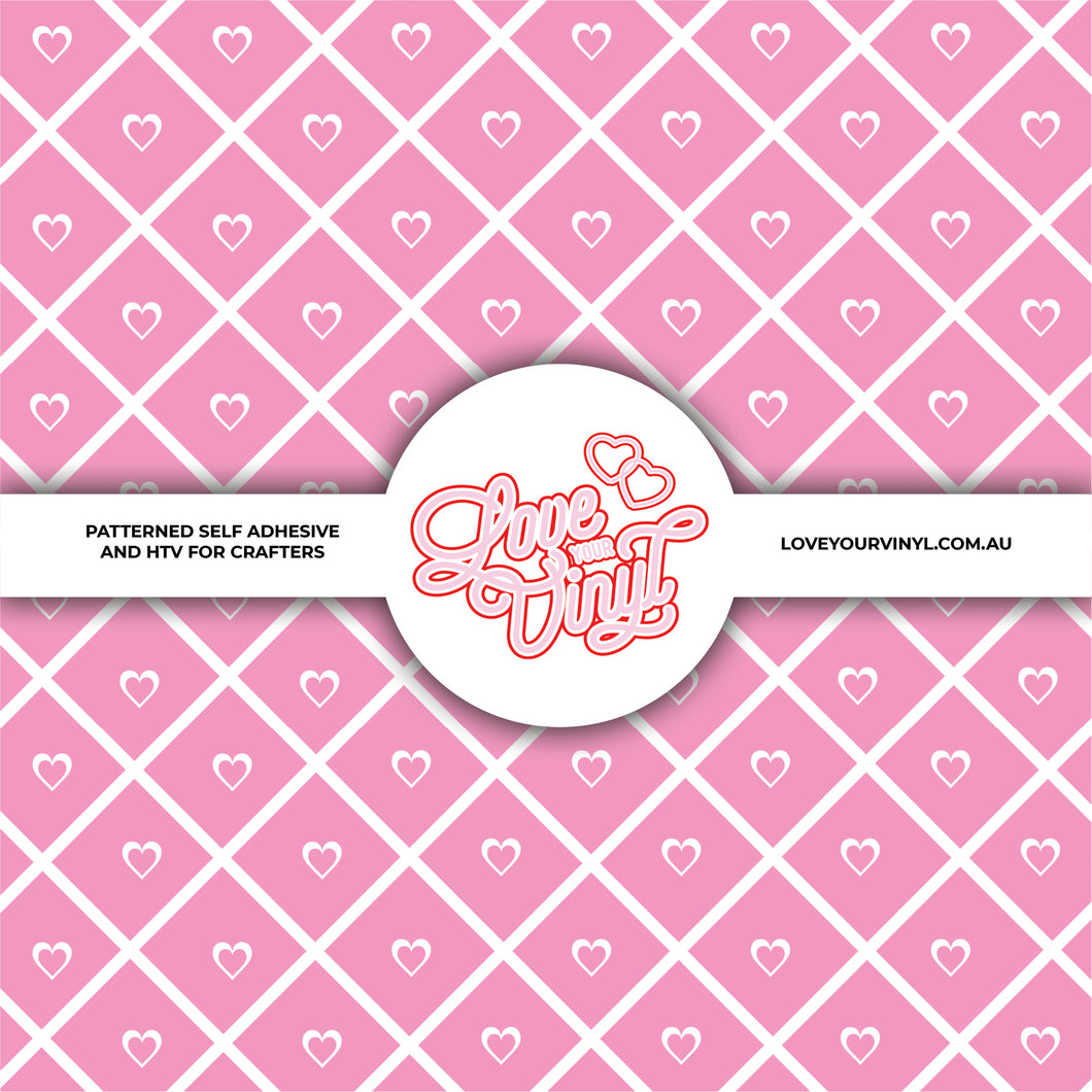Pink Ribbon Breast Cancer Awareness Patterned Vinyl LYV_2405
