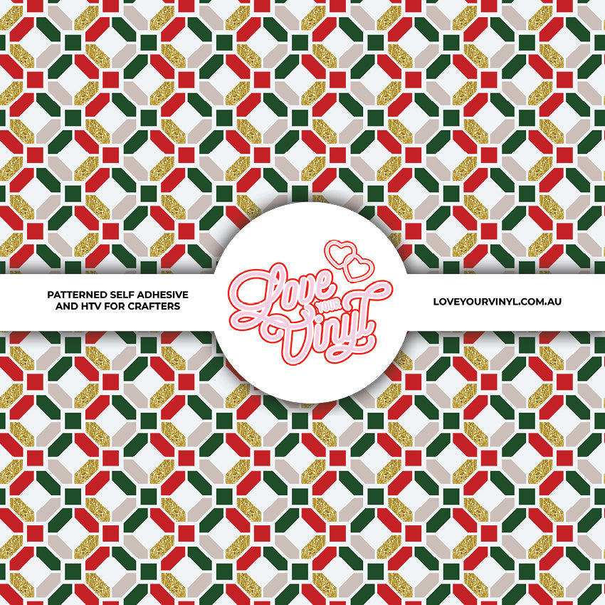 Christmas Gem Patterned Vinyl LYV_2423