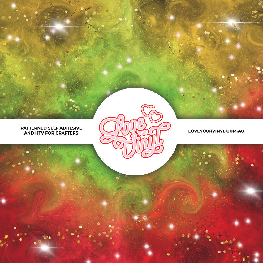 Christmas Galaxy Patterned Vinyl LYV_2462