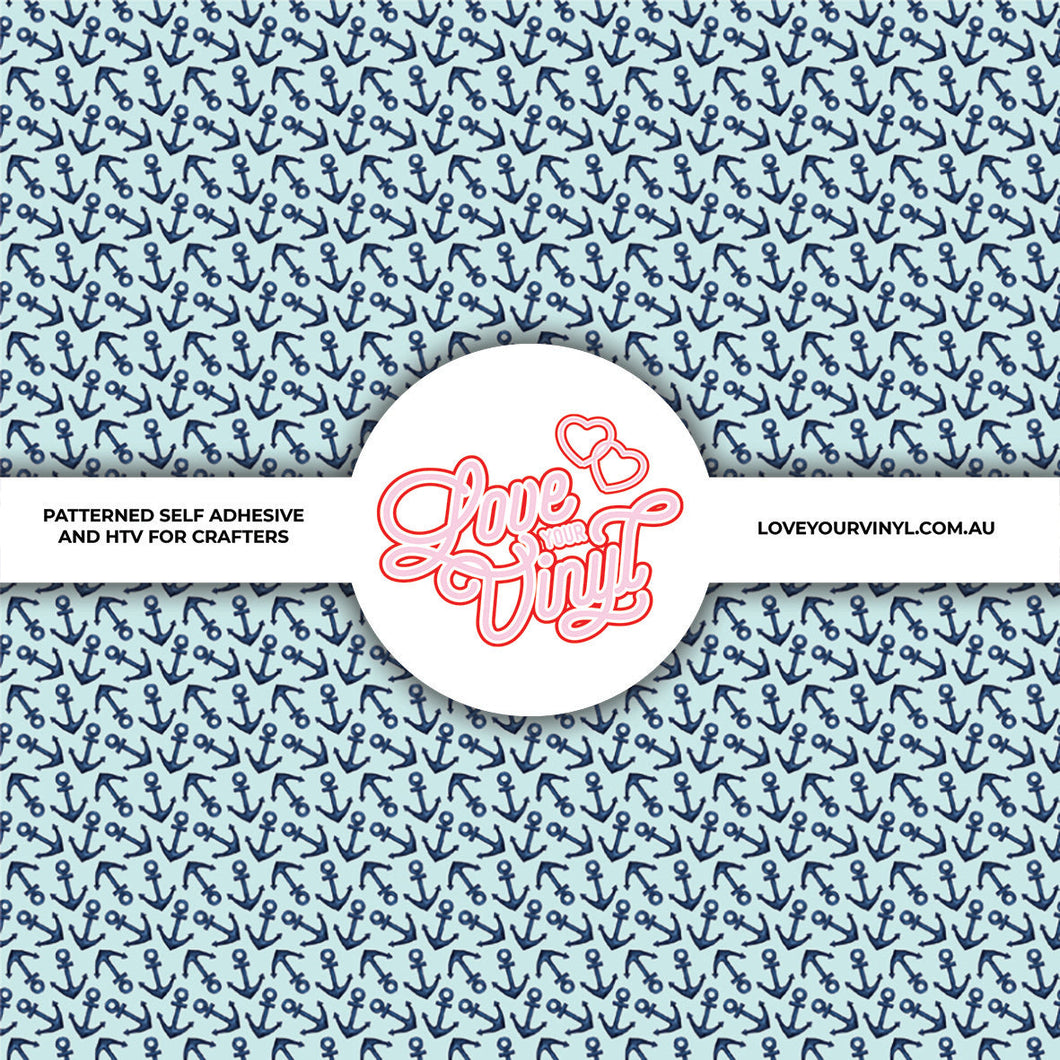 Nautical Anchors Patterned Vinyl LYV_285