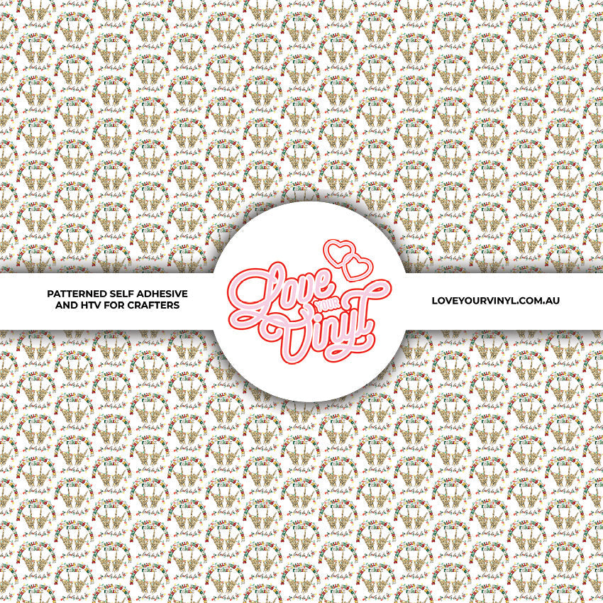 Don't Deck Your Family Christmas Patterned Vinyl LYV_2872