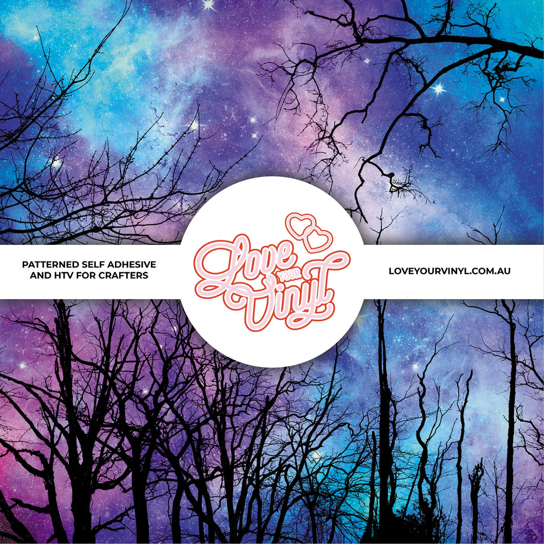 Night Sky Patterned Vinyl LYV_313