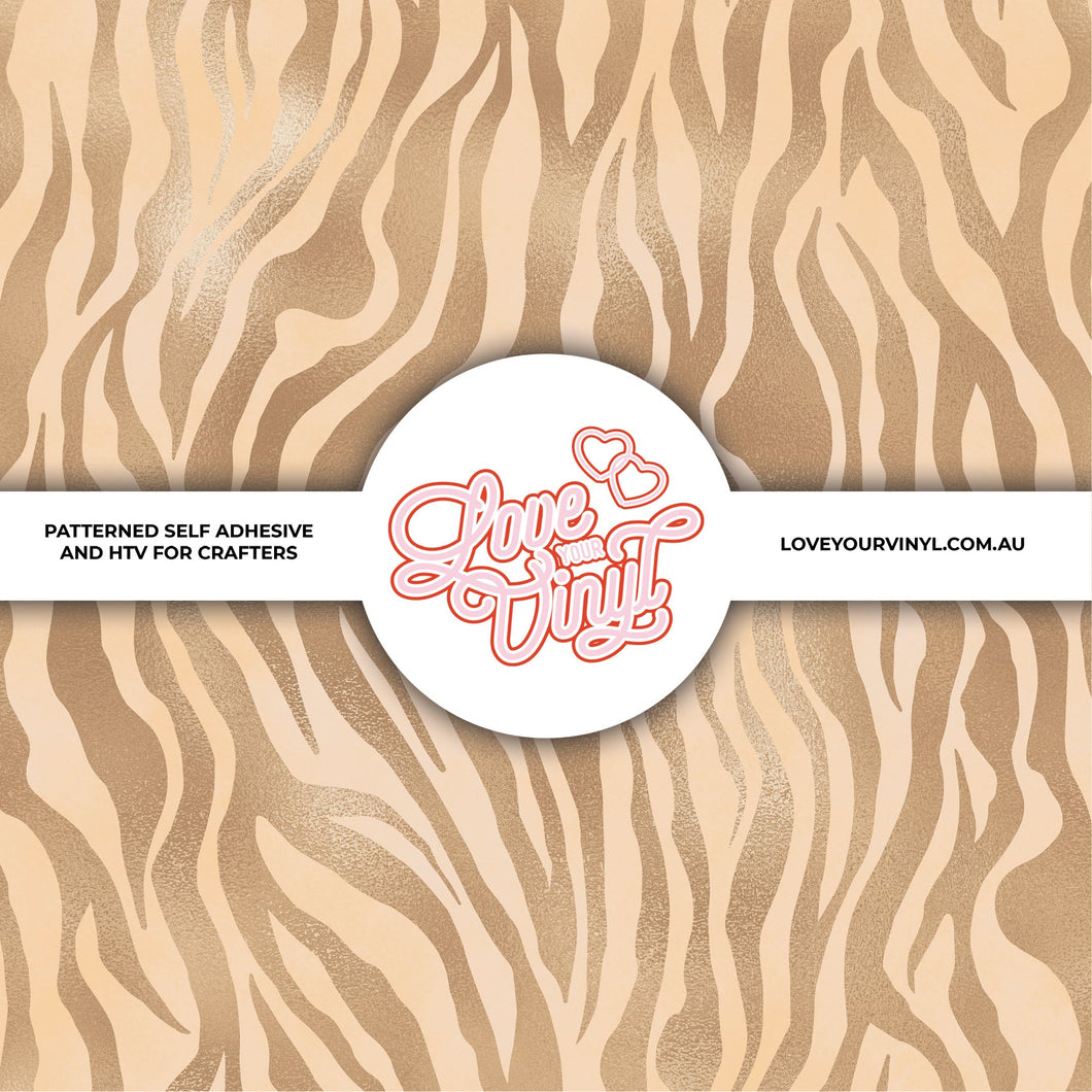 Tiger Print Patterned Vinyl LYV_327