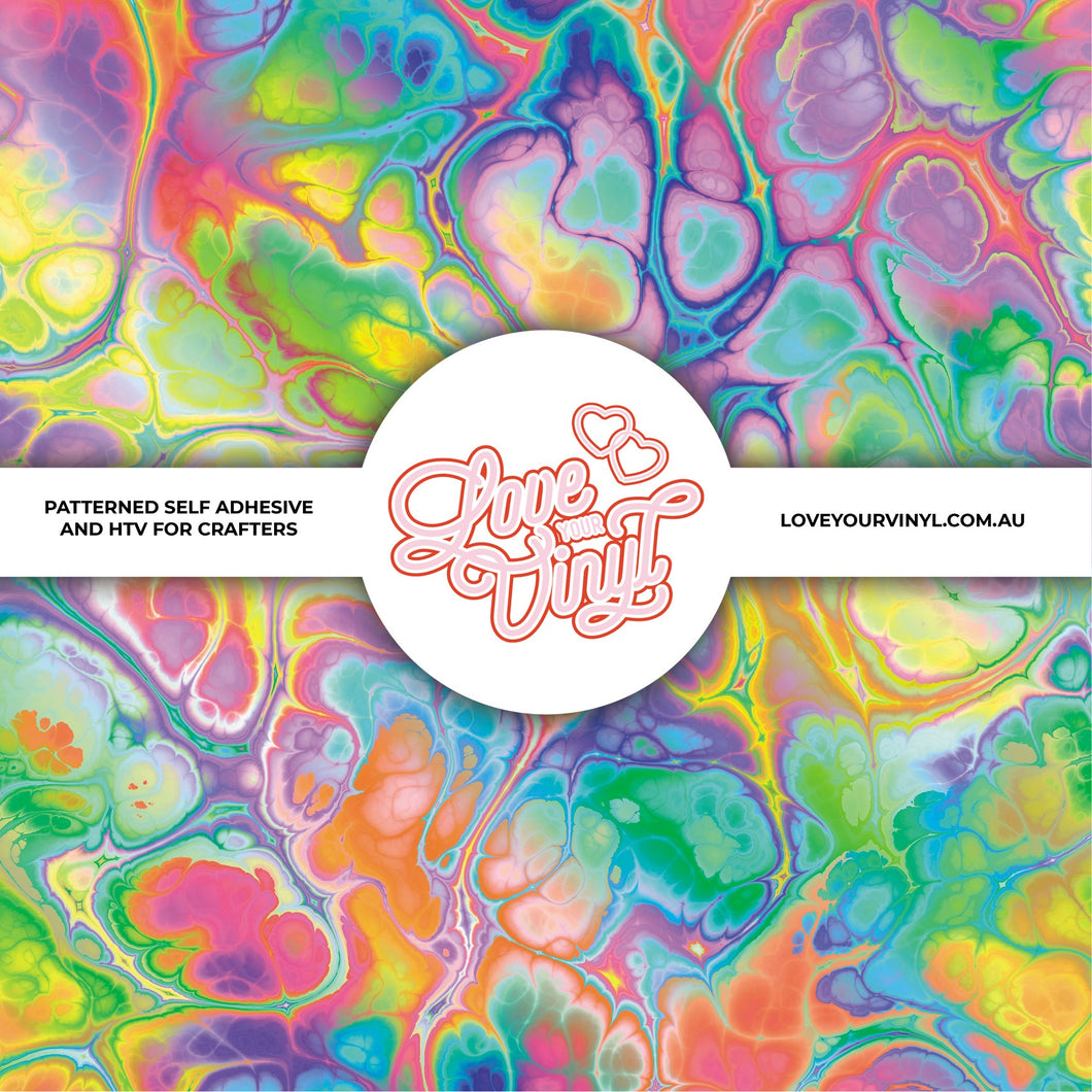 Fluid Art Patterned Vinyl LYV_339