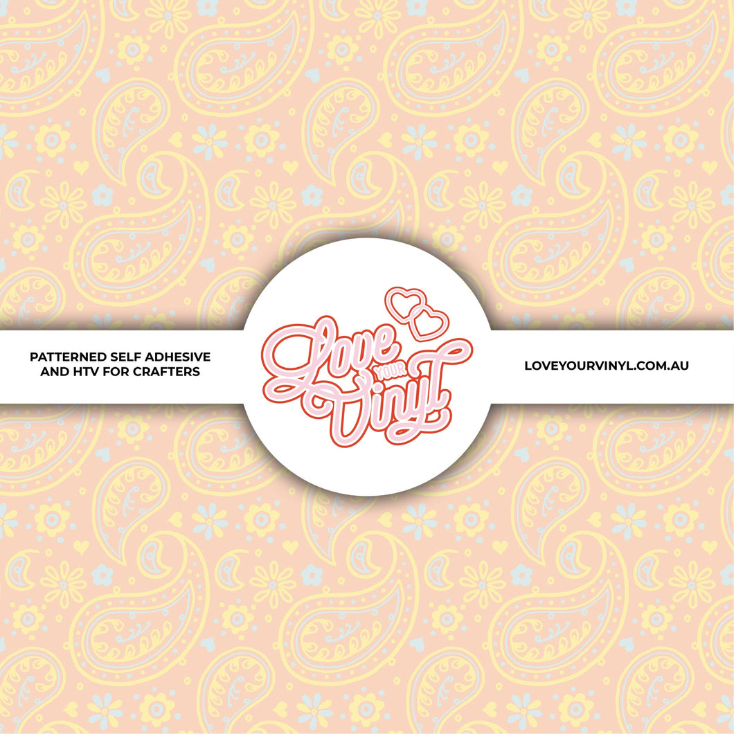 Paisley Patterned Vinyl LYV_347