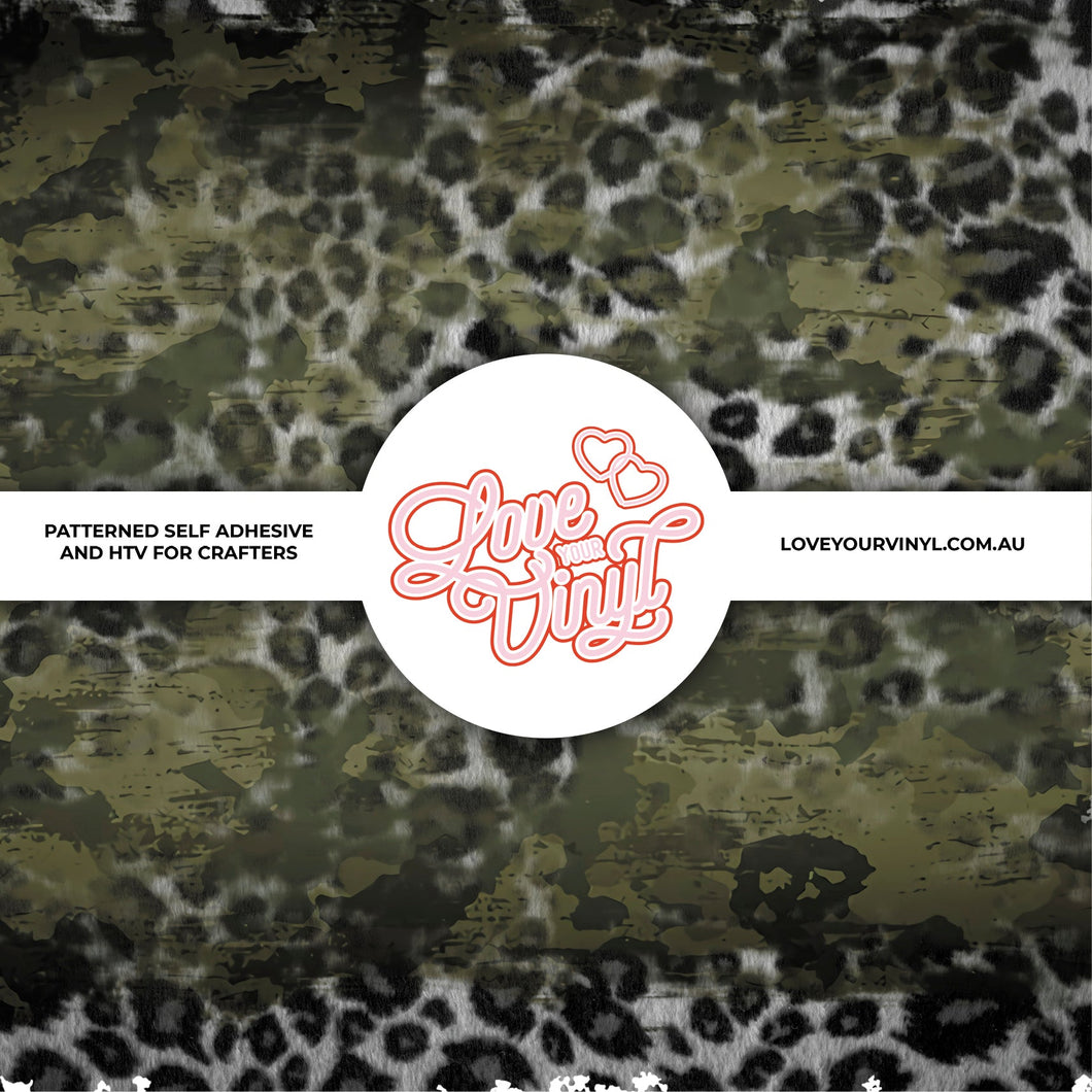 Camo Animal Print Leopard Patterned Vinyl LYV_365