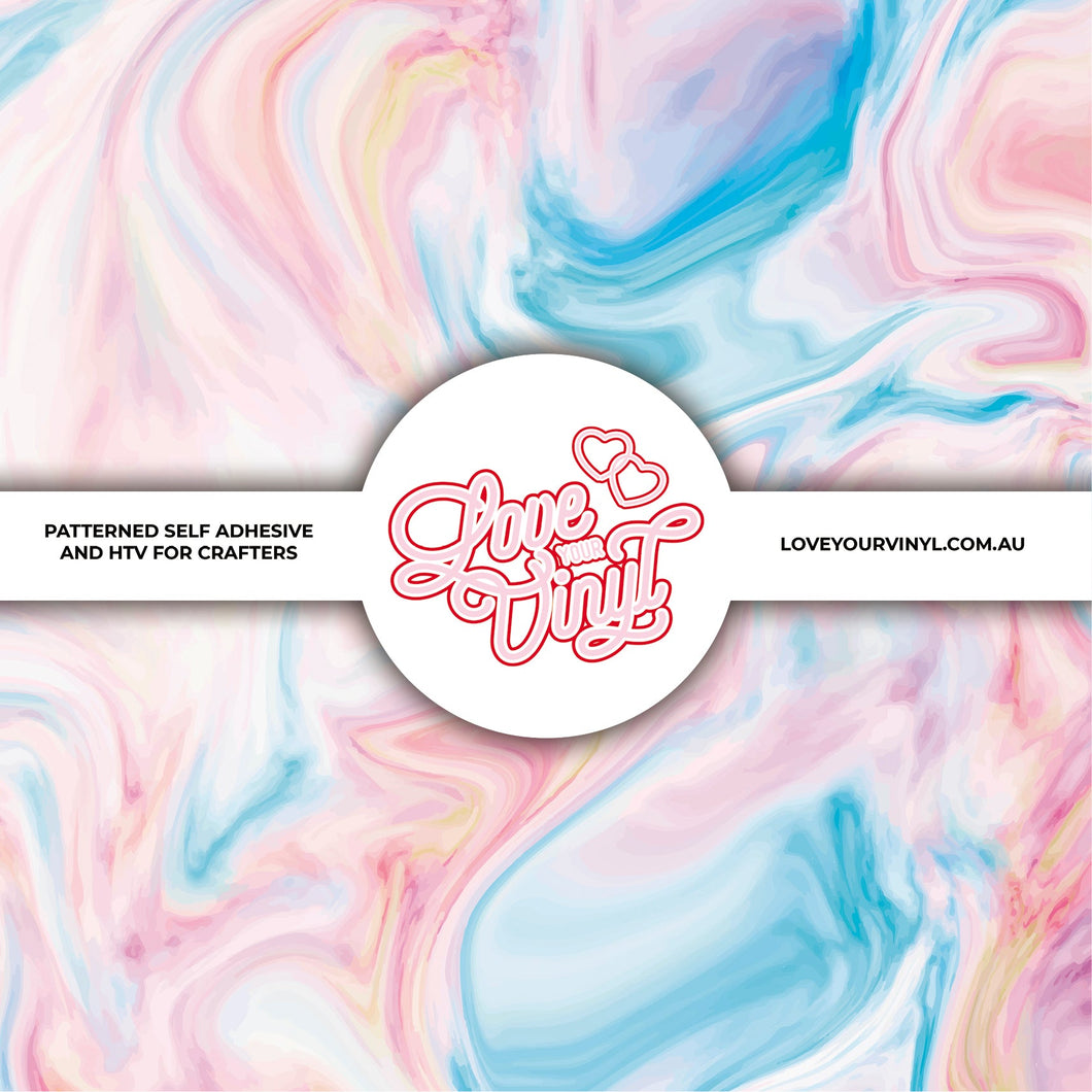 Pastel Marble Patterned Vinyl LYV_433