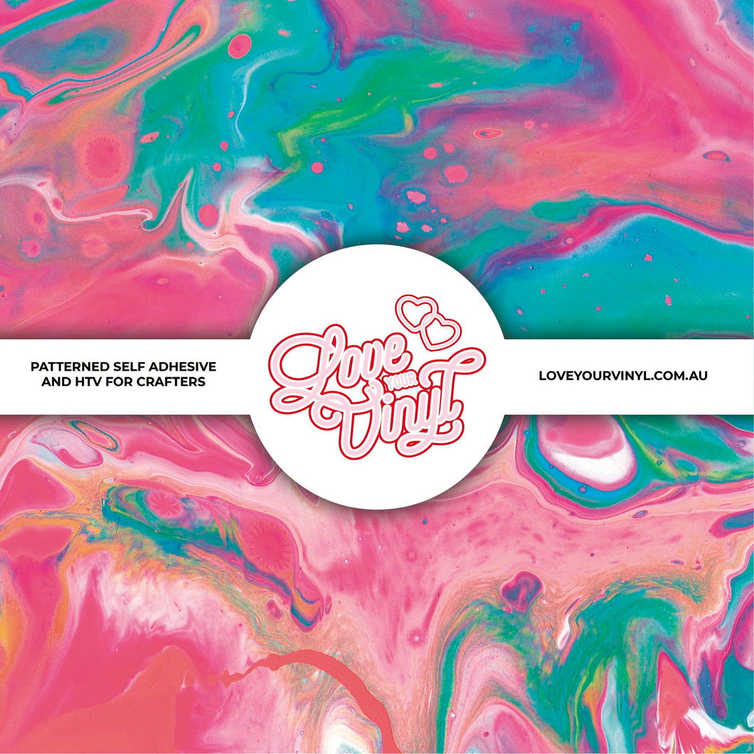 Fluid Art Patterned Vinyl LYV_436