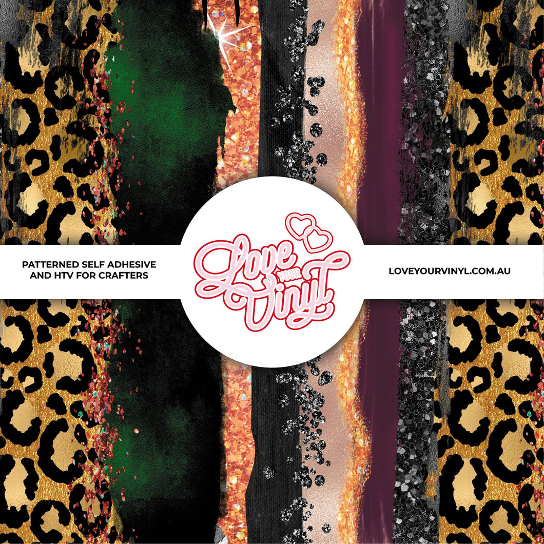 Abstract Leopard Patterned Vinyl LYV_450