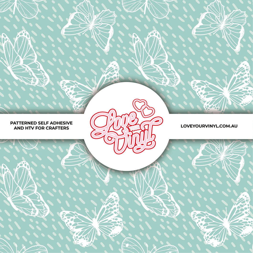Butterflies Patterned Vinyl LYV_459