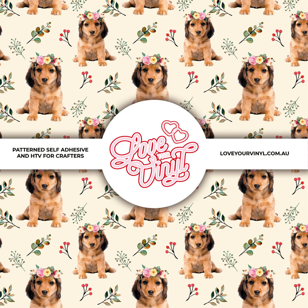 Dashounds Patterned Vinyl LYV_466
